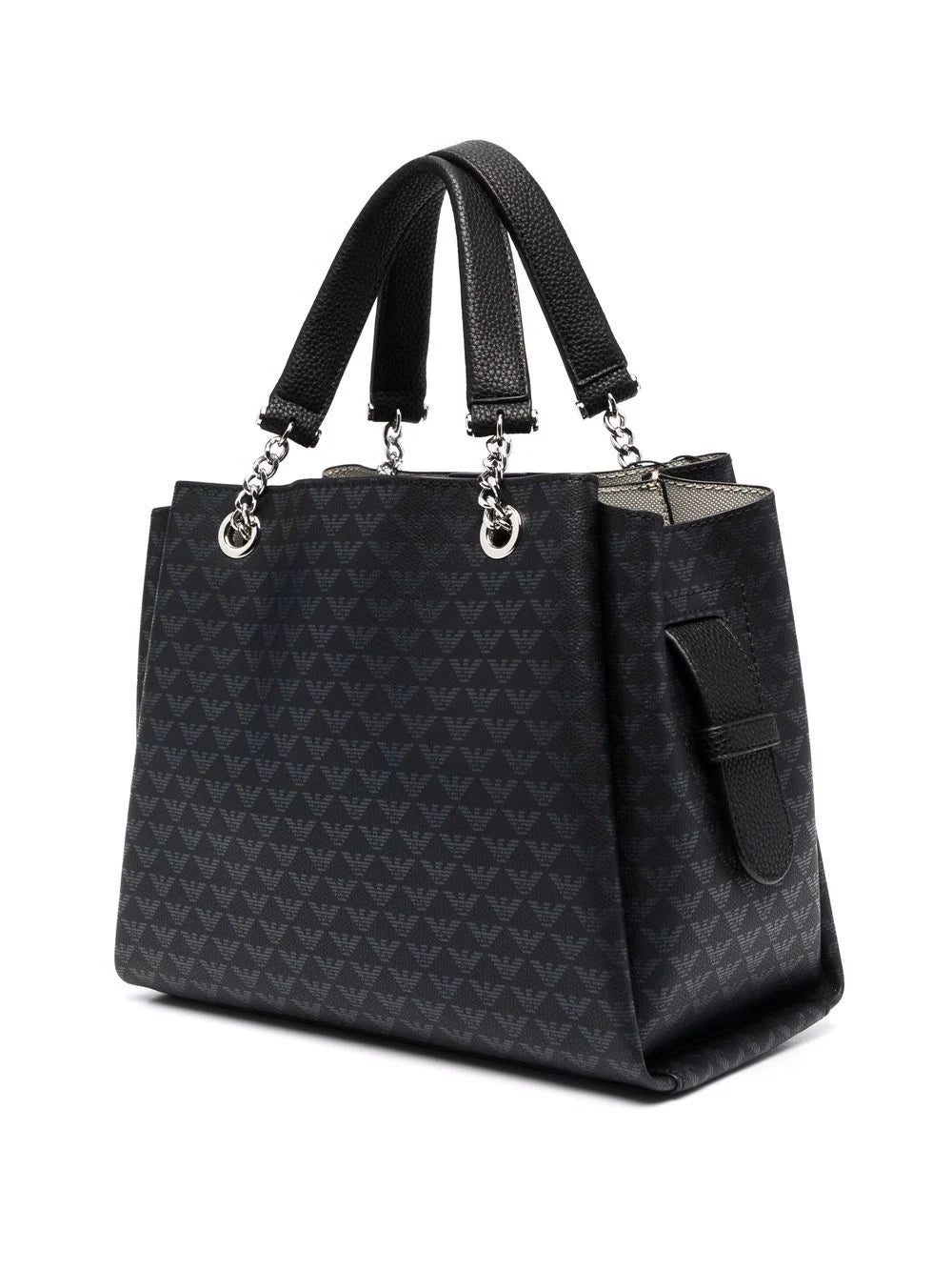 Emporio Armani monogram-print tote bag - Image 3