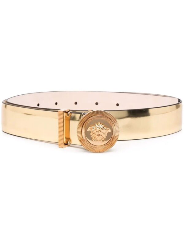 Versace  Medusa-plaque metallic belt