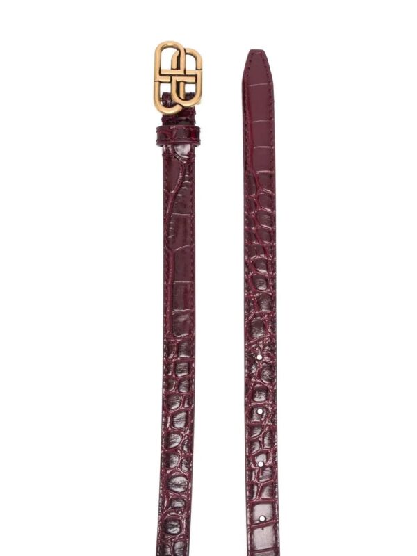 Balenciaga  logo-buckle belt - Image 2
