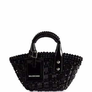 Balenciaga Bistro XXS woven basket bag