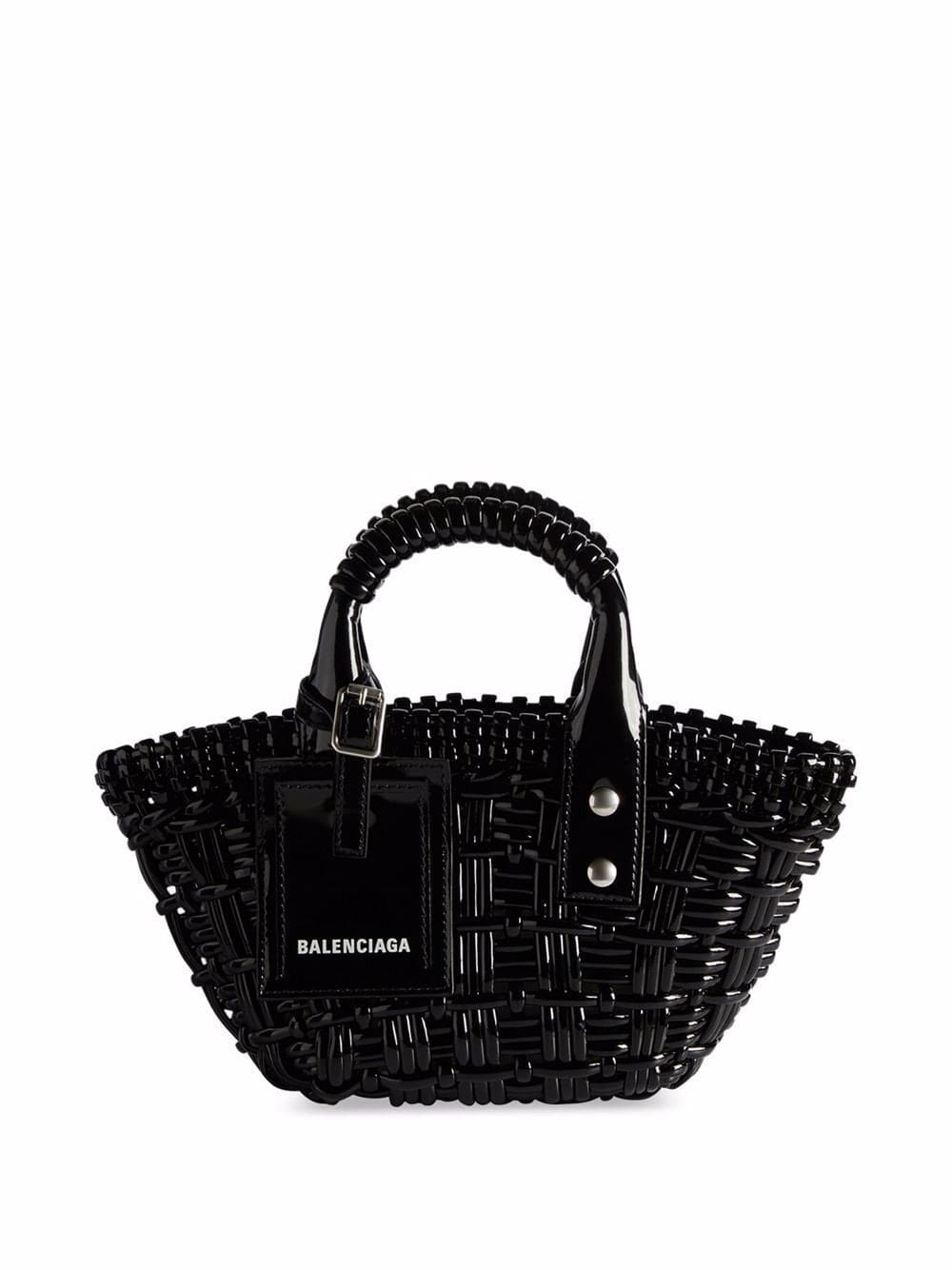 Balenciaga Bistro XXS woven basket bag