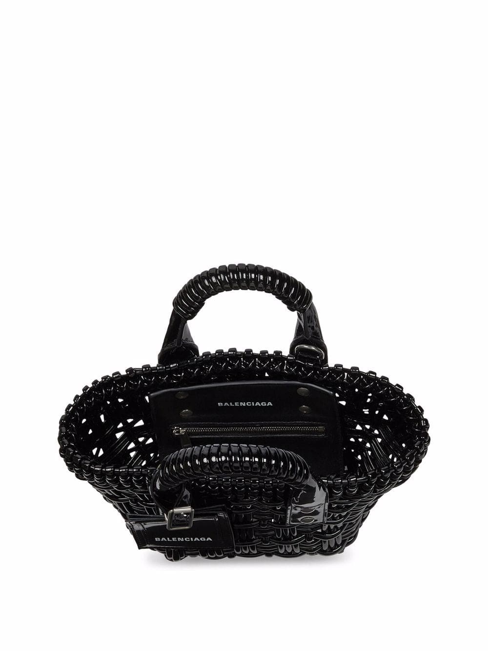 Balenciaga Bistro XXS woven basket bag - Image 5