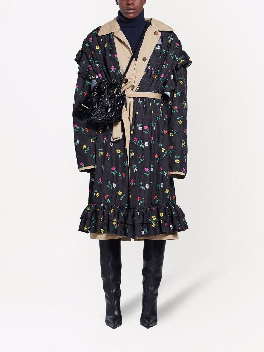 Balenciaga Bistro XXS woven basket bag - Image 2