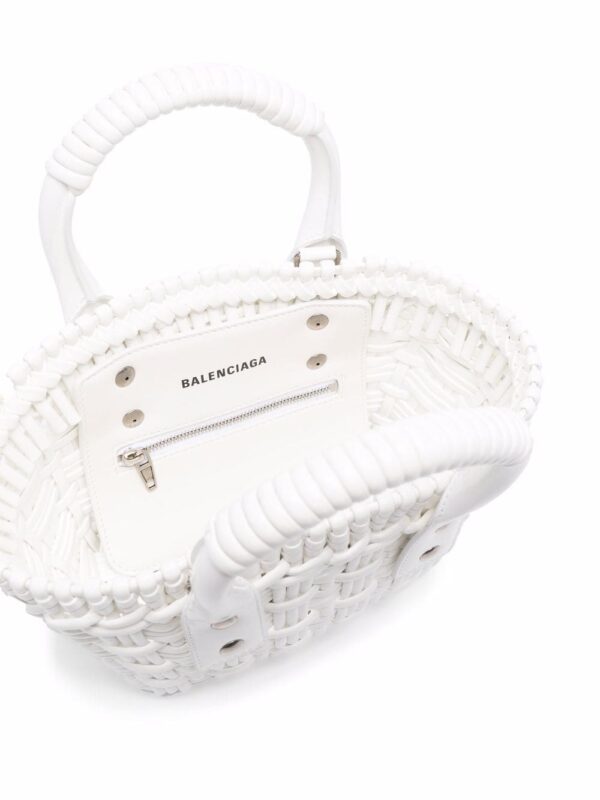 Balenciaga Bistro XXS woven basket bag - Image 5