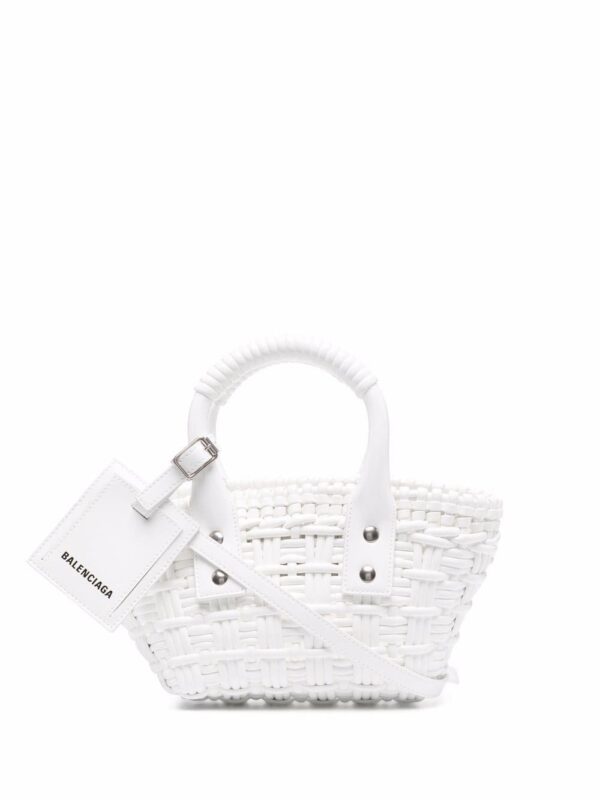 Balenciaga Bistro XXS woven basket bag