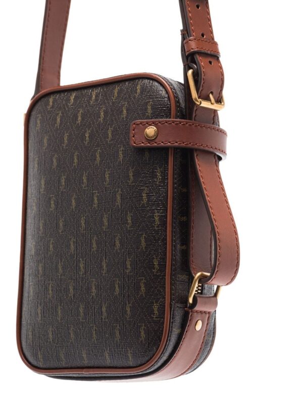 Saint Laurent monogram print crossbody bag - Image 5