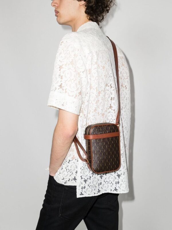 Saint Laurent monogram print crossbody bag - Image 2