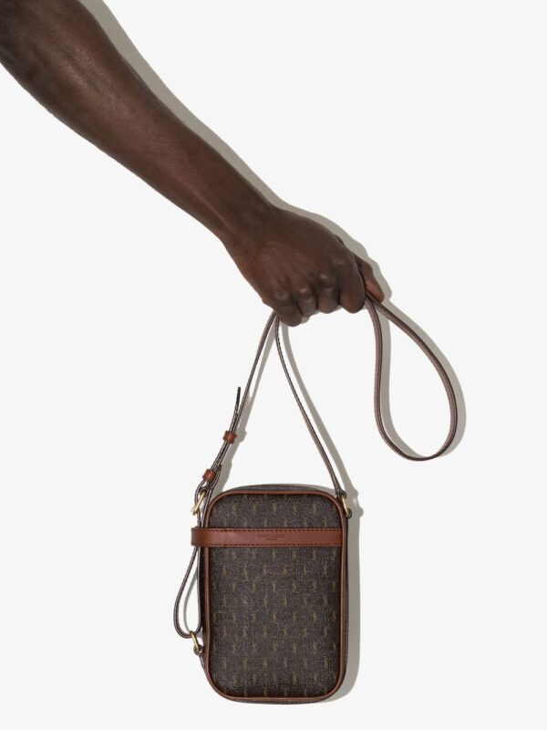 Saint Laurent monogram print crossbody bag - Image 4