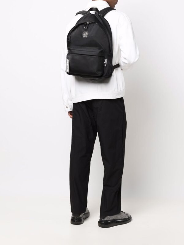 Phillip plein hexagon logo backpack - Image 2