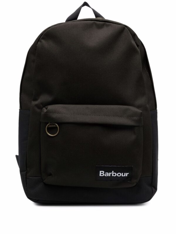 Barbour logo-patch backpack