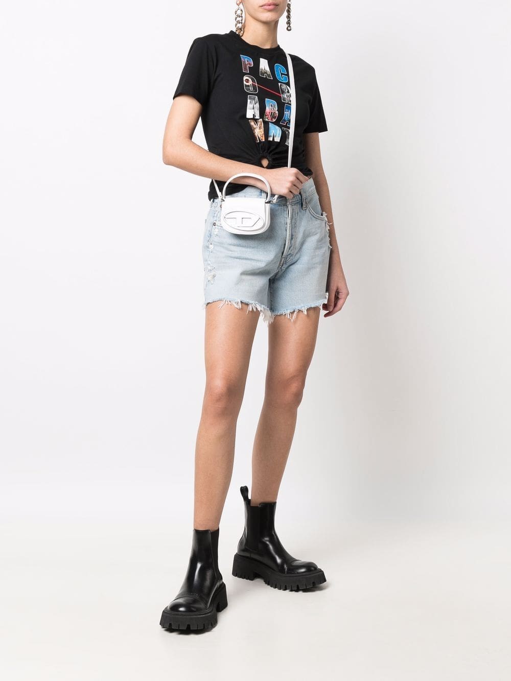 Diesel 1DR XS leather crossbody bag - Image 2