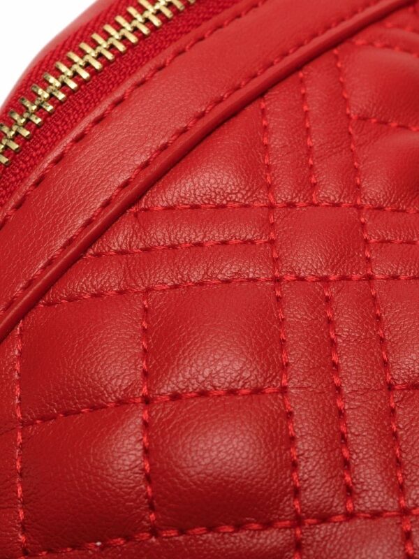 Love Moschino quilted logo plaque belt bag - Image 5