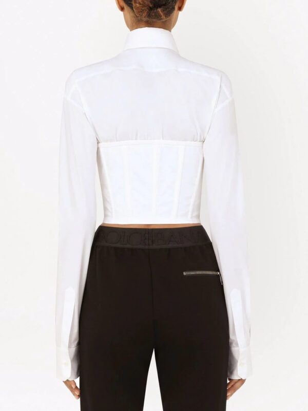 Dolce & Gabbana  corset-style shirt - Image 4