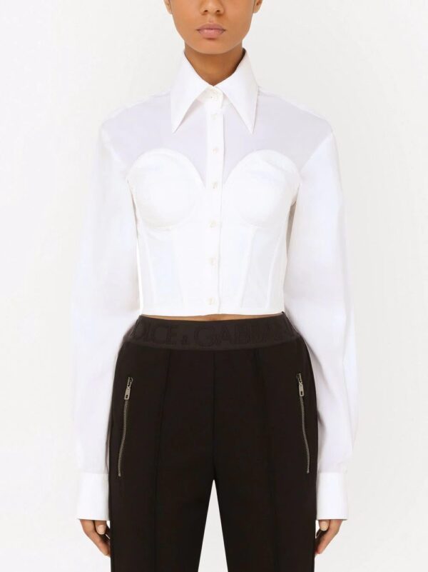 Dolce & Gabbana  corset-style shirt - Image 3