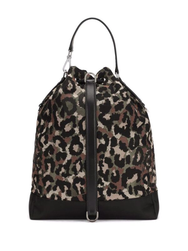 Dolce & gabbana  leopard-print drawstring backpack - Image 3