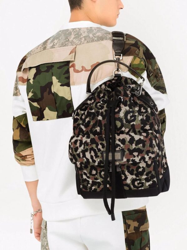 Dolce & gabbana  leopard-print drawstring backpack - Image 2