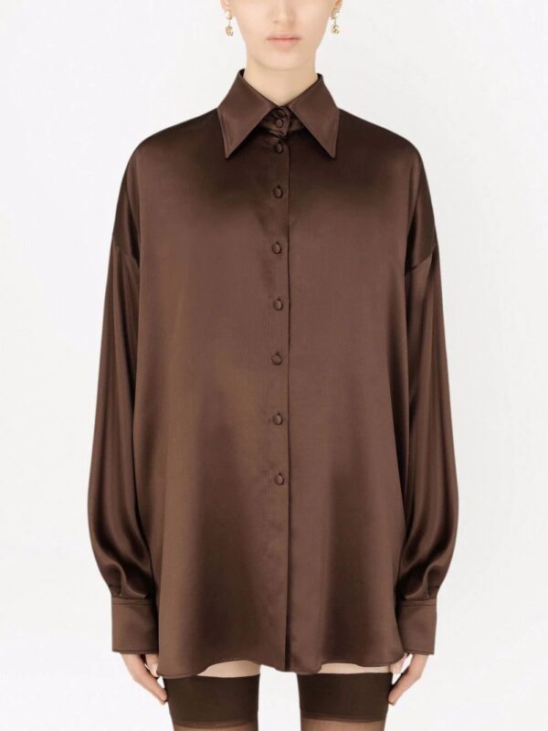 Dolce & Gabbana  oversized silk shirt - Image 3