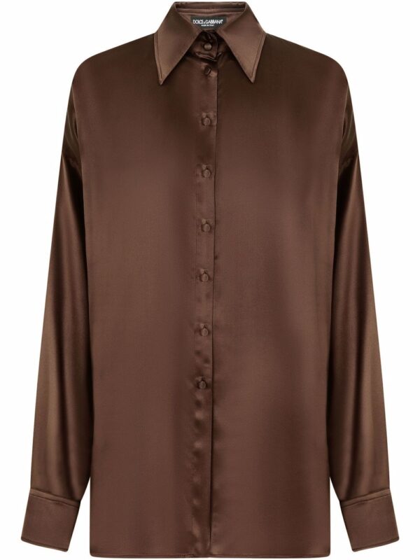 Dolce & Gabbana  oversized silk shirt