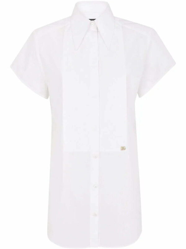 Dolce & Gabbana  short-sleeve tuxedo shirt