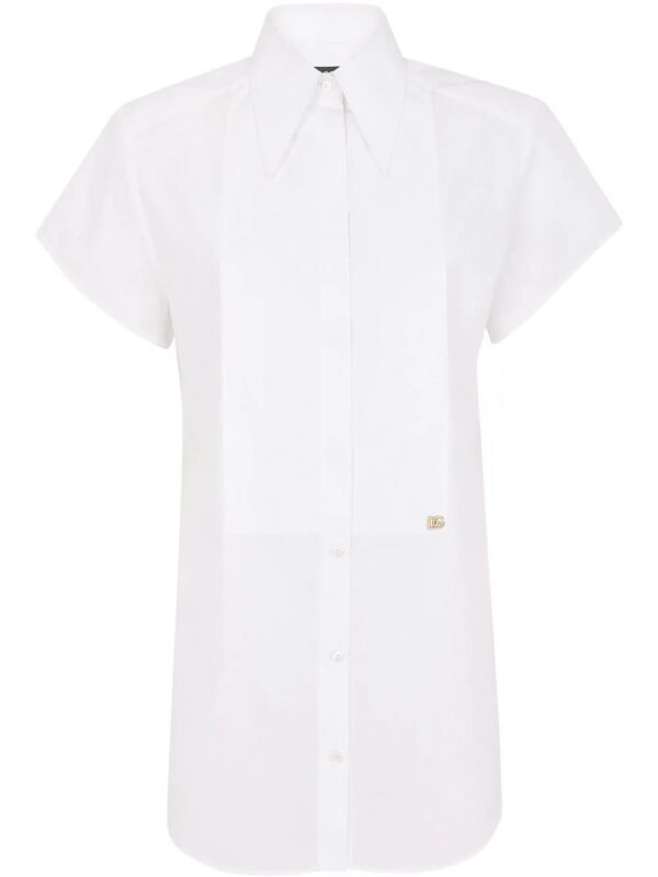 Dolce & Gabbana  short-sleeve tuxedo shirt