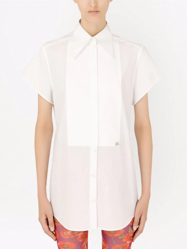 Dolce & Gabbana  short-sleeve tuxedo shirt - Image 3