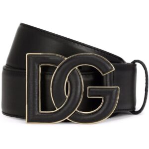 Dolce & Gabbana  logo-buckle leather belt