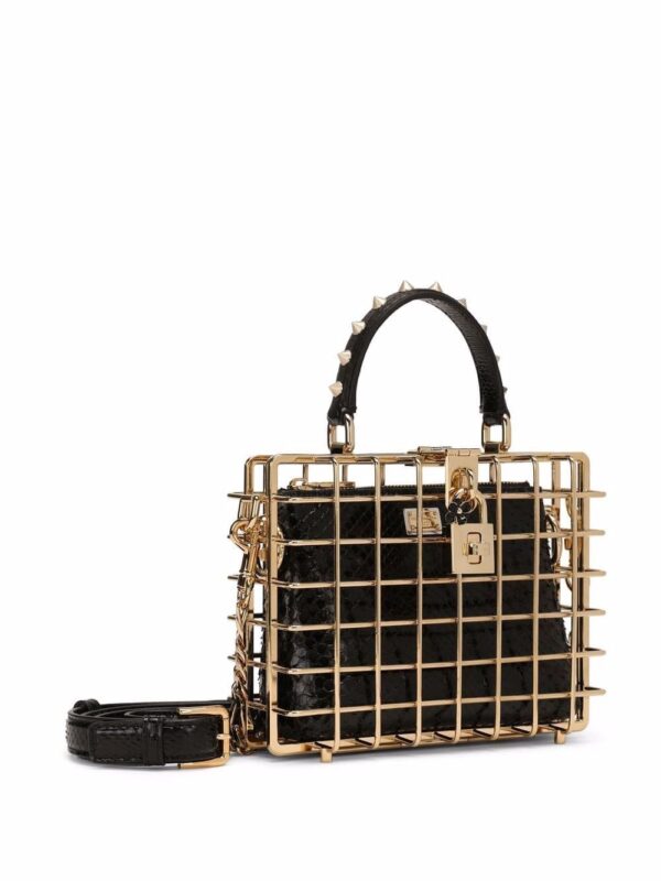 Dolce & Gabbana Dolce Box caged top-handle bag - Image 3