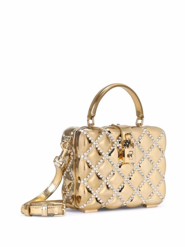 Dolce & Gabbana Dolce Box rhinestone-embellished top-handle bag - Image 3