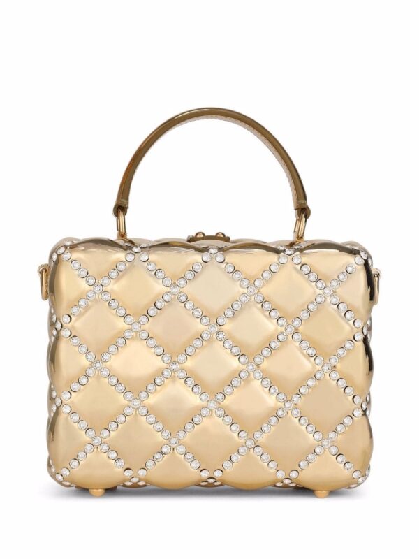 Dolce & Gabbana Dolce Box rhinestone-embellished top-handle bag - Image 2