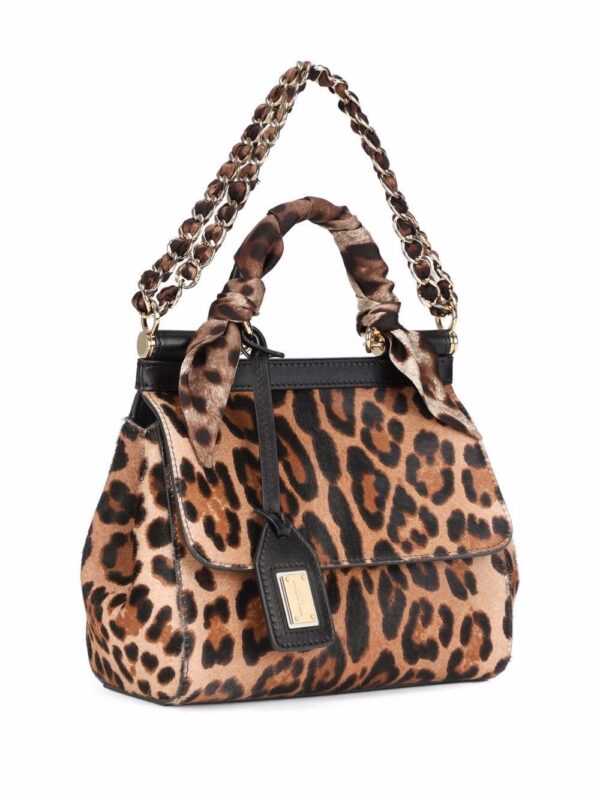 Dolce & Gabbana medium Sicily leopard-print top-handle bag - Image 2