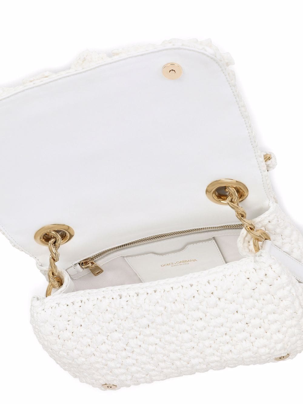 Dolce & Gabbana 3.5 raffia top-handle bag - Image 5