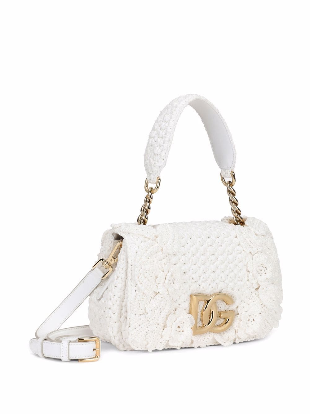Dolce & Gabbana 3.5 raffia top-handle bag - Image 4
