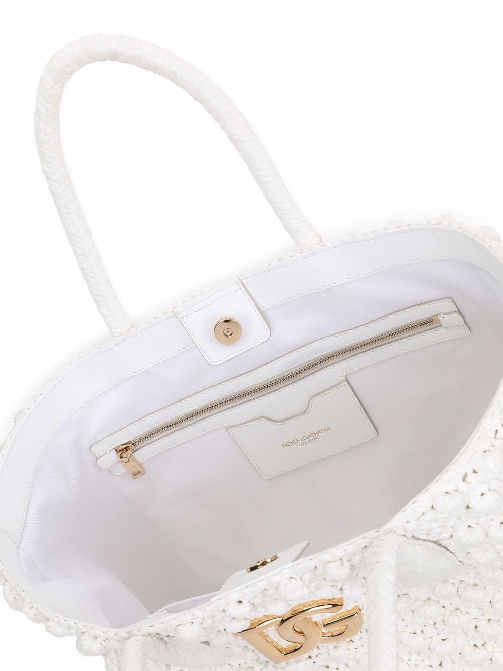 Dolce & Gabbana raffia tote bag - Image 5