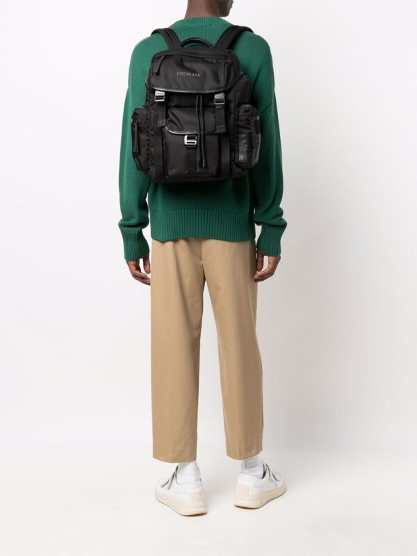 Premiata Booker logo-print backpack - Image 5