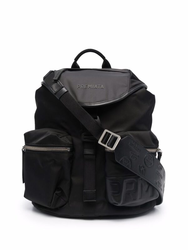 Premiata Lyn logo-print backpack
