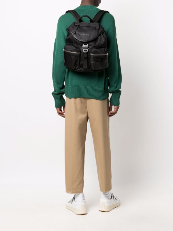 Premiata Lyn logo-print backpack - Image 2