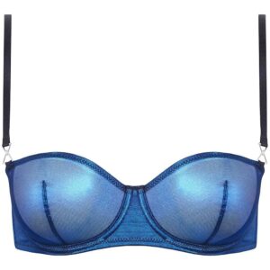Maison Close blue angel balcony tulle bra