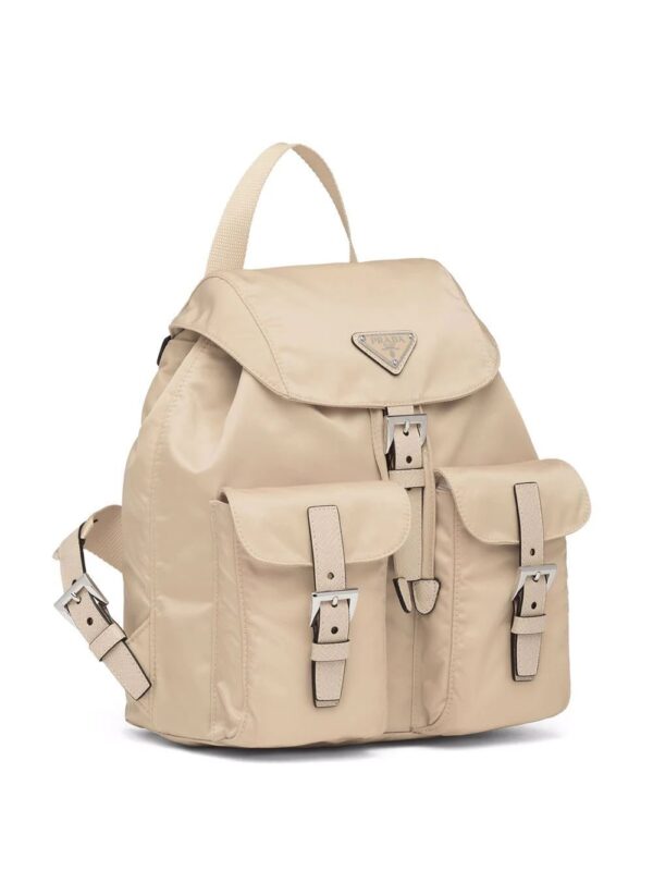 Prada  small logo-plaque backpack - Image 2