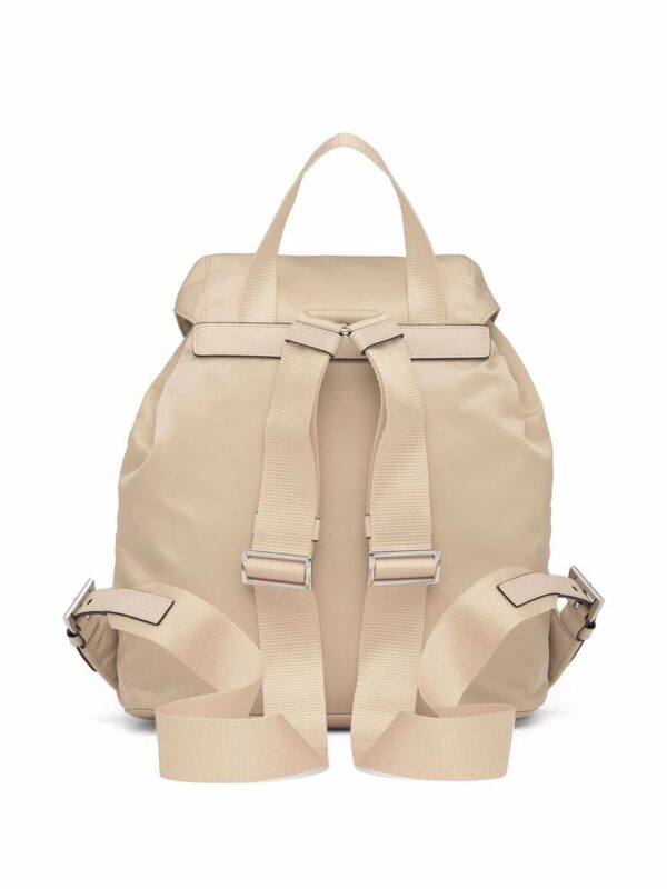 Prada  small logo-plaque backpack - Image 3
