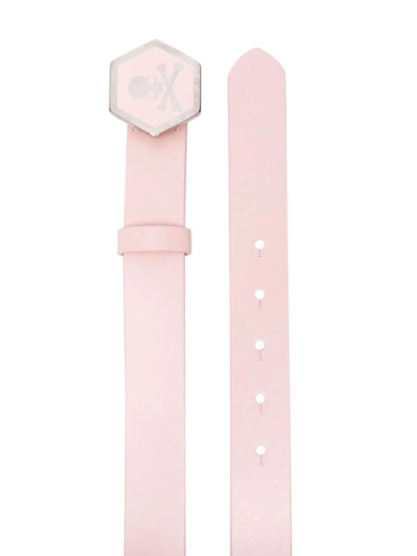 Philipp Plein  skull-motif leather belt - Image 2