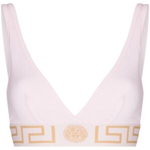 Versace Greca Border triangle bralette