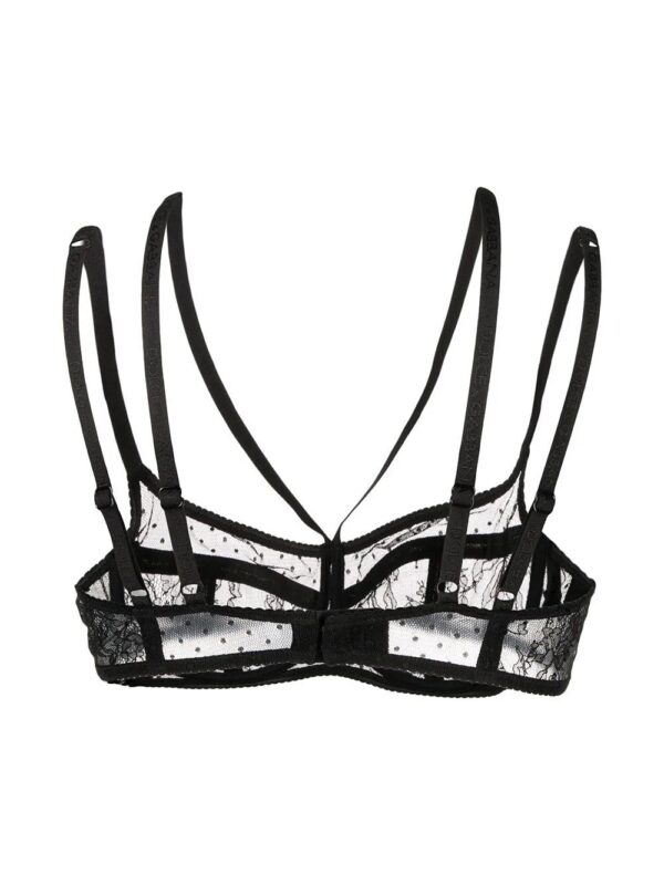 Dolce & Gabbana  floral-lace balcony bra - Image 2