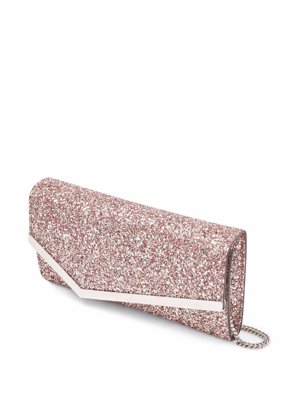 Jimmy Choo Emmie glitter clutch bag - Image 4