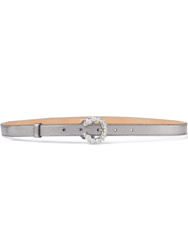 Jimmy Choo  Mini Madeline metallic belt