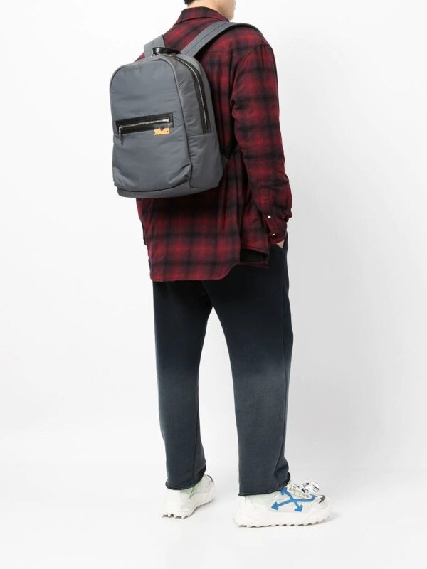 Off-white logo-patch zip-fastening backpack - Image 2