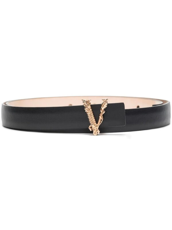 Versace  Virtus leather belt