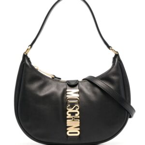 Moschino logo plaque shoulder bag