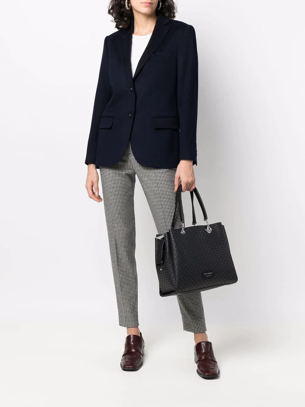 Emporio Armani monogram-print tote bag - Image 2