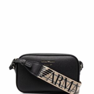 Emporio Armani logo-print strap crossbody bag