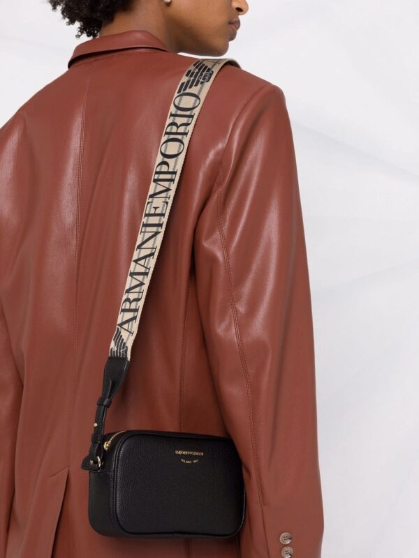 Emporio Armani logo-print strap crossbody bag - Image 3